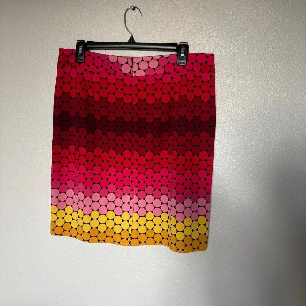 Premise size 12 red, pink, yellow, orange ombre skirt